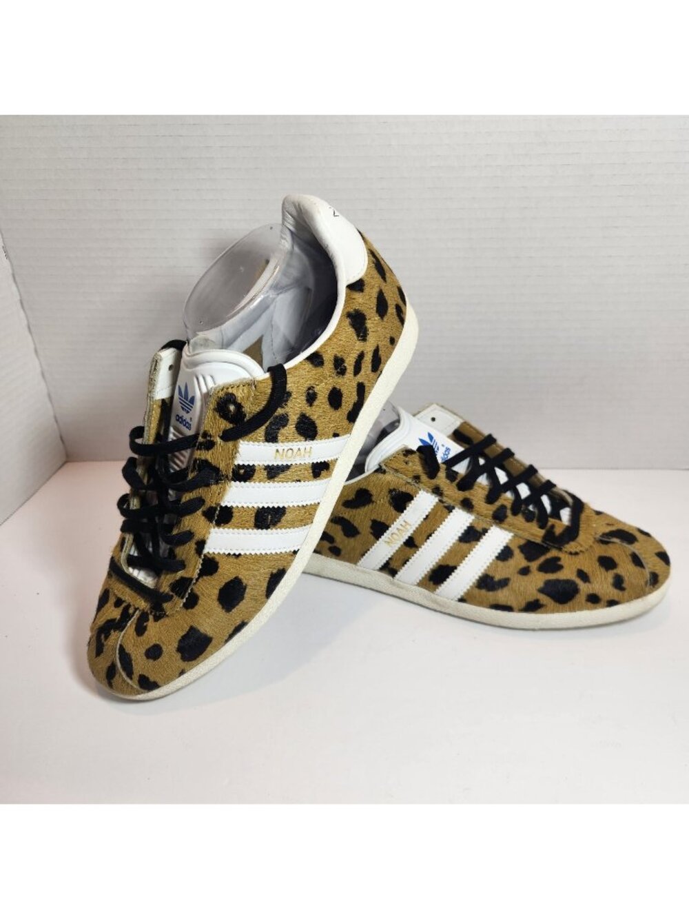 Adidas Noah X Gazelle Cheetah Print Pony Shoes Sneakers Mens US 9 UK 8.5 EUR42.